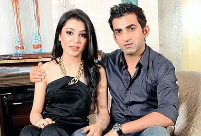 Gautam Gambhir with wife 